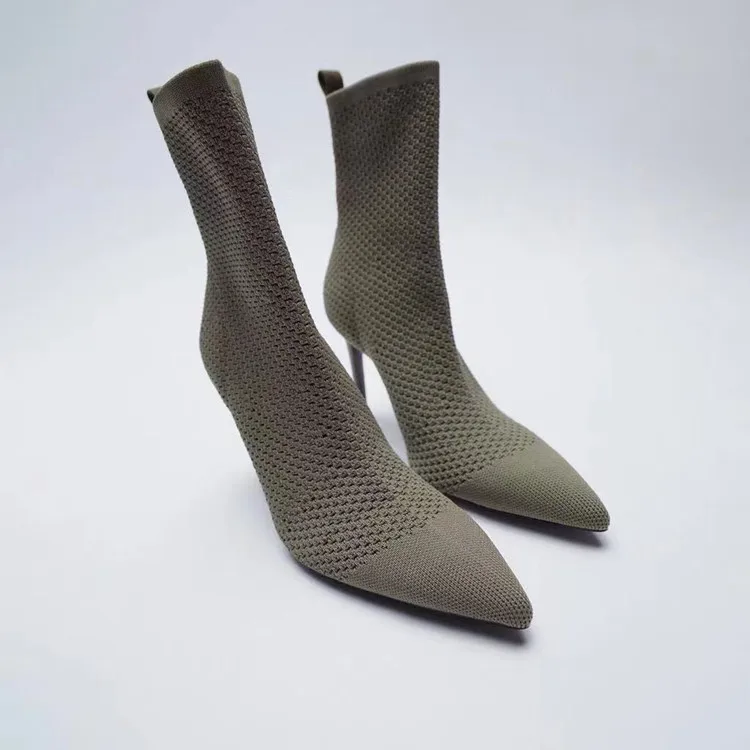 Туфли женские ботинки на высоком каблуке-женские резиновые туфли шпильке с