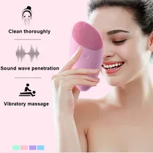 Совершенно USB Перезаряжаемый силиконовый Очищающий Инструмент для очистки пор портативная Очищающая щетка для лица инструмент для макияжа