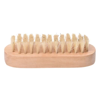 

Wooden Handle Bristle Fingernail Hand-foot Brush Manicure