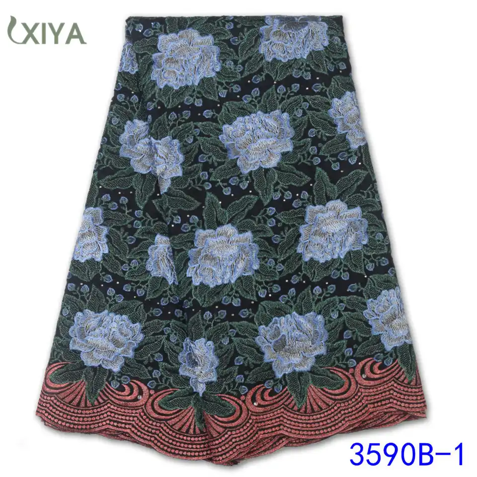 刺繍アフリカの綿生地ナイジェリアレース花柄ボイルレース生地高品質のスイスボイルレース生地apw3590b レース Aliexpress