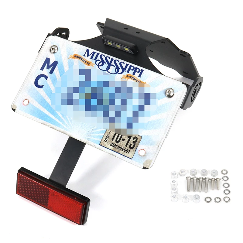 Fender Eliminator License Plate Holder Frame Bracket Rear Tail Tidy For Yamaha TENERE700 XTZ690-Tenere 700 Rally