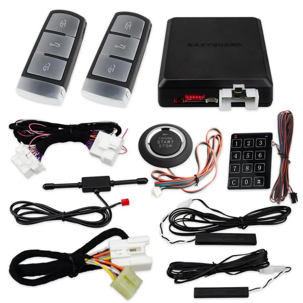 EASYGUARD Plug &amp Play CAN BUS подходит для бензина VW golf 6 7 passat Автомобильная сигнализация