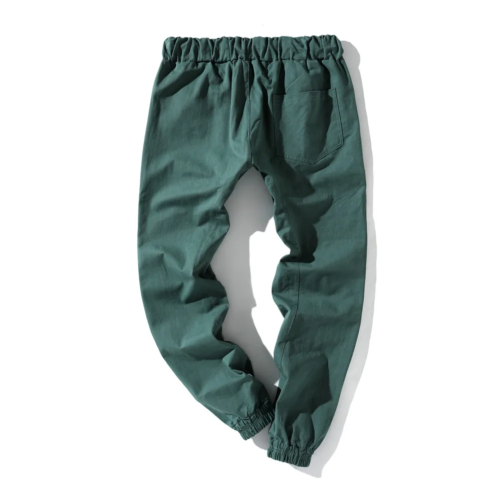 Men Pants Fashion Splicing Multi Pocket Harem Joggers Pants Male Trousers Mens Joggers Solid Pants Sweatpants Large Size