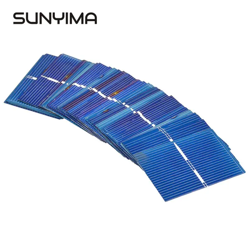 SUNYIMA 40 шт. поликристаллические силиконовые солнечные панели для самостоятельных