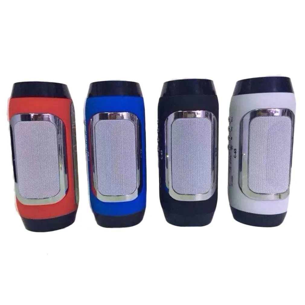 

Newest Portable Bluetooth Wireless Speaker C-65 Mini Support TF Card Hand-free Calls Outdoor Home Party Stereo Music Loudspeaker