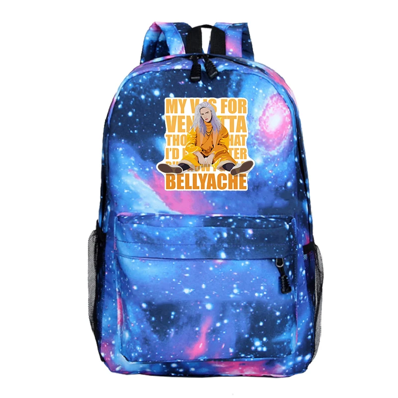 Rucksack Sac A Dos DJ Singer Schoolbag Billie Eilish Backpack Bookbag Bolso Mujer School Bags for Teenage Girls Zipper 7 Plecak