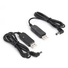 2 шт usb кабель для зарядки с индикатором светильник прочный практичный для BaoFeng UV-5R UV-82 UV-8D настольное зарядное устройство