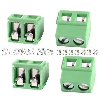 

4 x 300V 12A AWG26-14 2P PCB Screw Terminal Block Connector Replacement