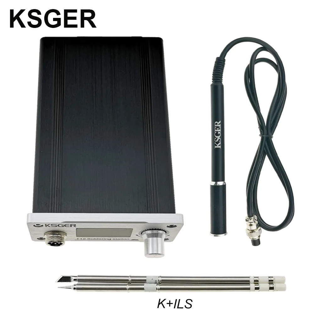 Sets 10 KSGER T12 паяльник STM32 V3.1S OLED DIY алюминиевый сплав FX9501 ручка электрический инструмент держатель авто-сна быстрый нагрев - Цвет: Sets 10