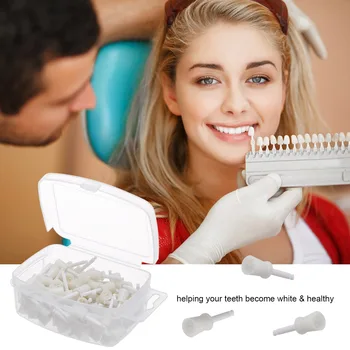 

100pcs Rubber Polish Brush Polishing Brush Flat Polisher for Low Speed Lab Materials