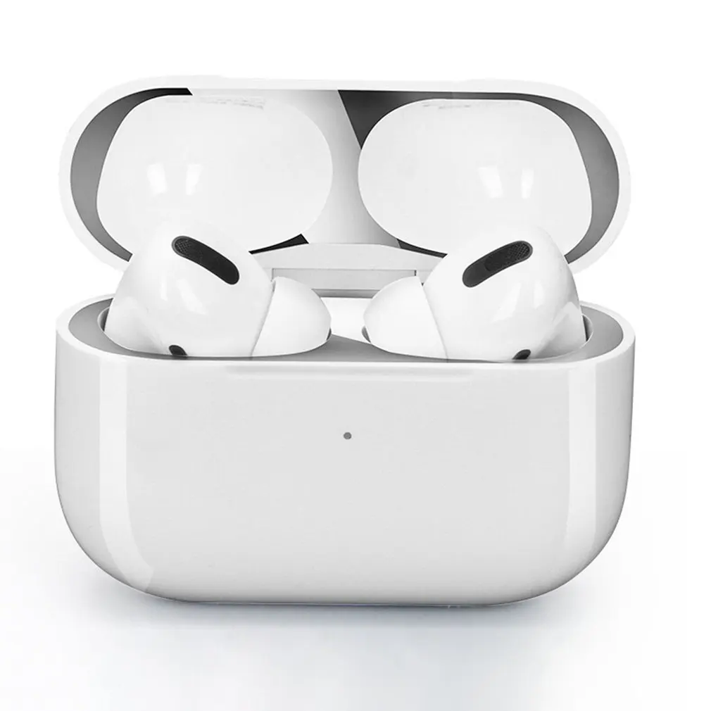 Для Airpods Pro Пылезащитная наклейка для Apple 3 го поколения металлическая наушников