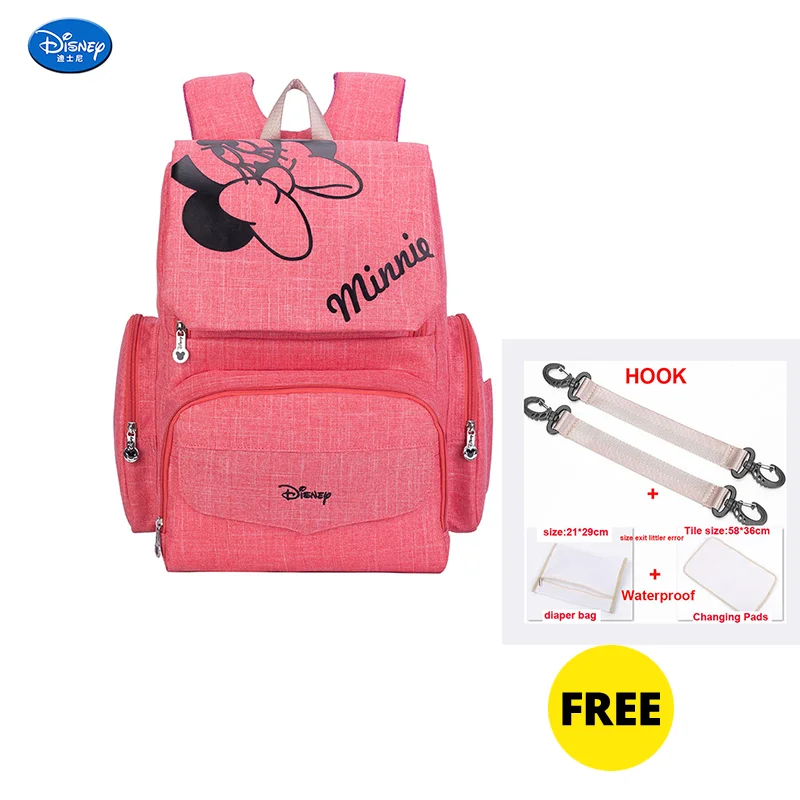 Рюкзак для подгузников disney, детские сумки для мам, модный органайзер для подгузников для мам и мам, коляска с Микки и Минни, мокрая сумка для коляски - Цвет: bb0008