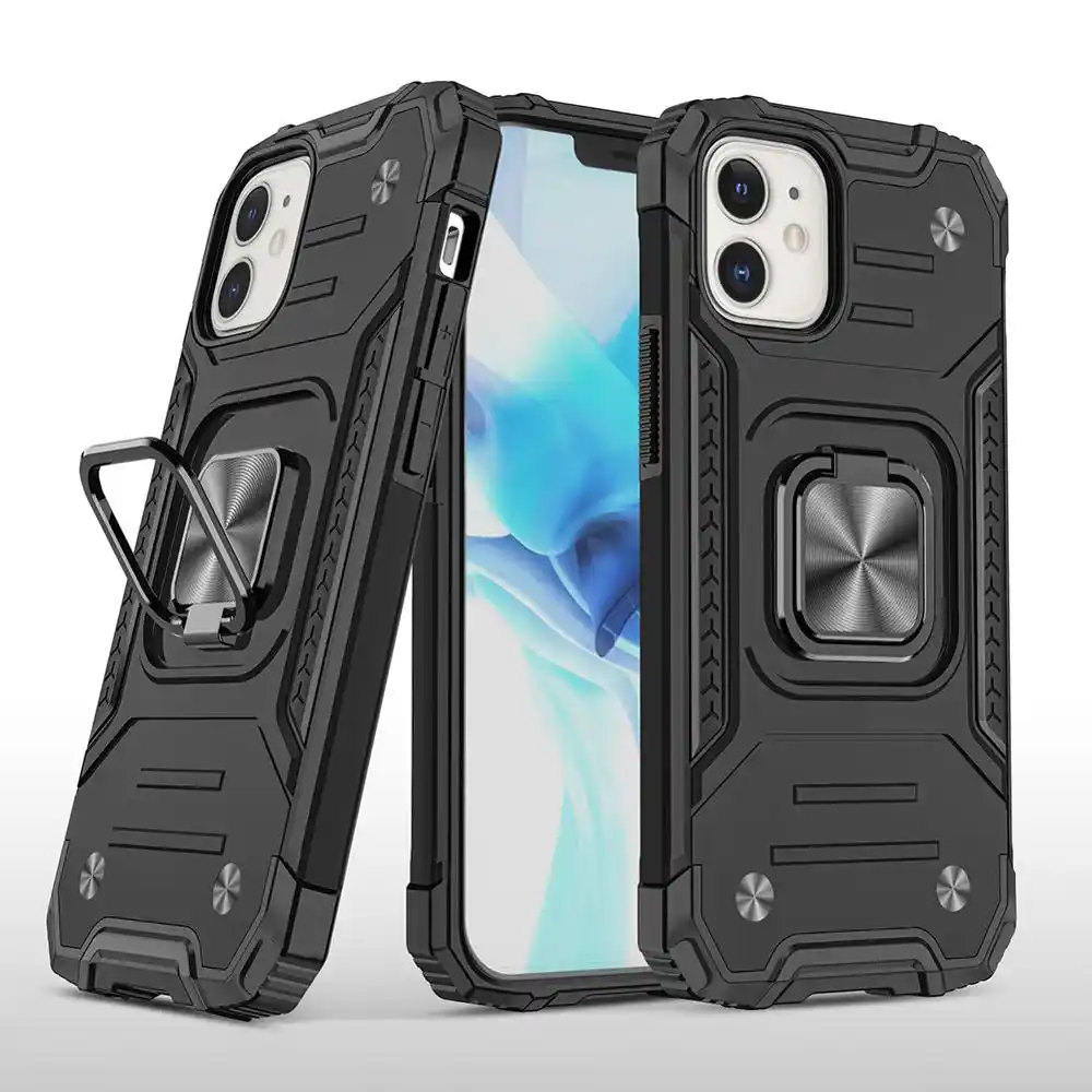 100ピース ロット新高級耐衝撃ケースiphone 12プロマックスxr Xs 6 7 8プラスse 11カバー車のリングホルダー携帯電話バンパー 電話用緩衝材 Aliexpress