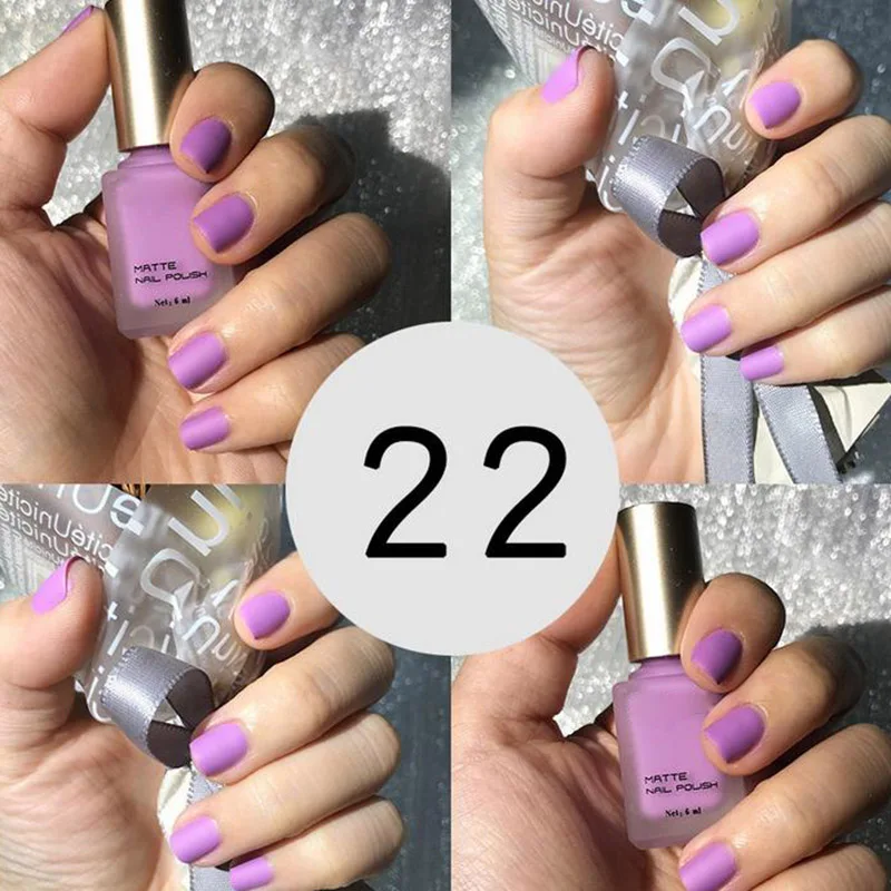 Women Scrub Matte Long-lasting Nail Polish Perfect Summer New Nail Polish WH998 - Цвет: 22