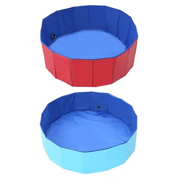 

Durable Foldable Dog Swim Pool Bathtub Portable Bathing Dog / Cat Bath Animal GXMA