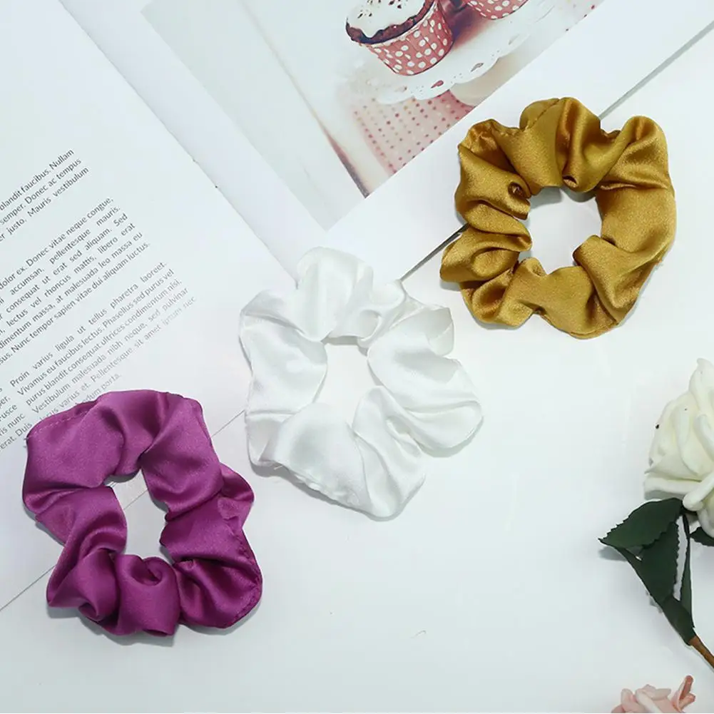 16 шт./компл. сверхэластичная Резина Yfashion однотонная женская повязка для волос резинки для волос Головные уборы веревка для волос