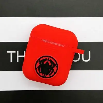 Горячая Marvel Капитан Америка беспроводной Bluetooth чехол для наушников для Apple AirPods 1 2 защитный чехол s наушники крышка зарядная коробка - Цвет: G