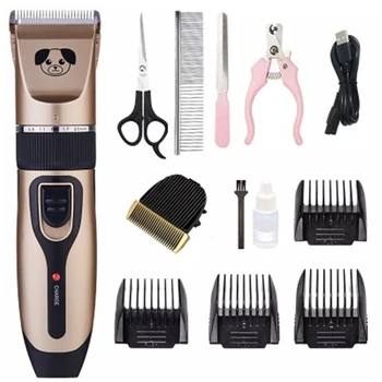

Metal Professional Hair Clipper Electric Cordless Hair Grooming Home Haircut Rechargeable Shavers Hair Cutter Cat Dog Haircut