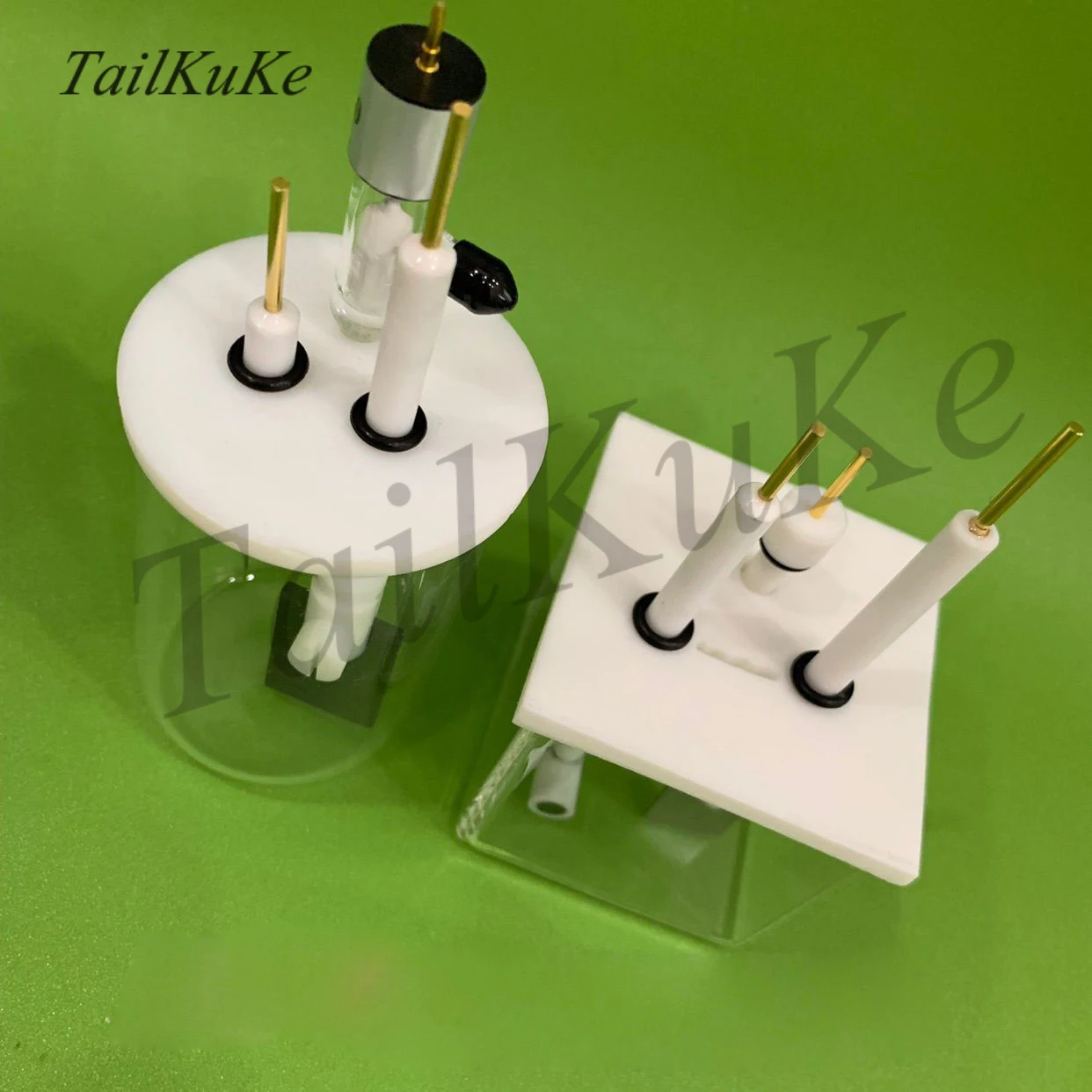 US $69.00 Pec Test 50x50x50mm Quartz Electrolytic Cell Quartz Electrolytic Cell Square