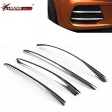 Поперечная граница бутик внешний вид украшение Audi передняя противотуманная фара декоративный элемент ABS хром подходит для 16-17 лет Audi Q3