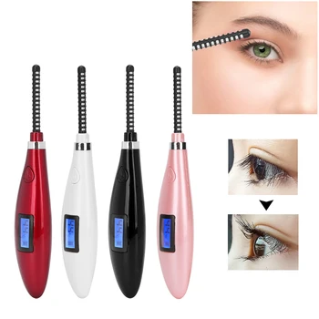 

Rechargeable LCD Electric Heating Eyelash Curler Long Lasting Eyelash Curling Tool Eyelashes Extension Curling Makeup Machine