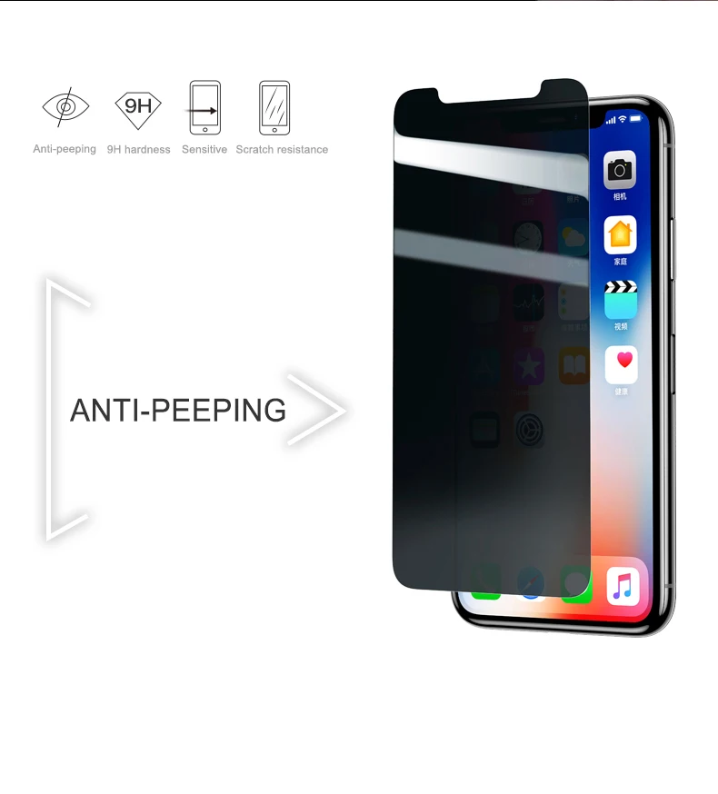 Защитное закаленное стекло для iPhone 11 Pro XS Max, Защита экрана для iPhone 7, 6, 6 S, 8 Plus, X, XS, XR