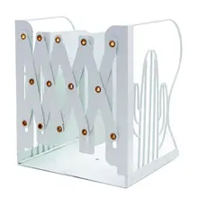 Кактус металлическая Выдвижная Подставка держатель Полка Bookrack Органайзер