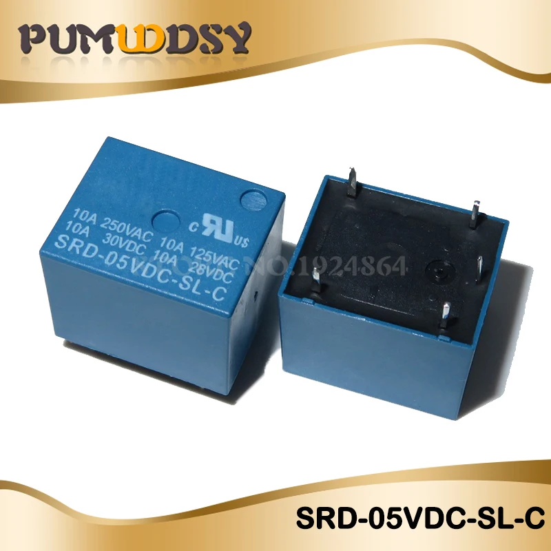 5 шт./лот реле SRD-05VDC-SL-C SRD-05VDC-SL SRD-05VDC SRD-05V реле 5PINS постоянный ток, 5В, высокое качество