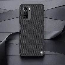 Dla Xiaomi Redmi K40 K40 Pro Case NILLKIN teksturowana nylonowa obudowa trwała antypoślizgowa powłoka ochronna dla Redmi K40 Pro + Plus okładka
