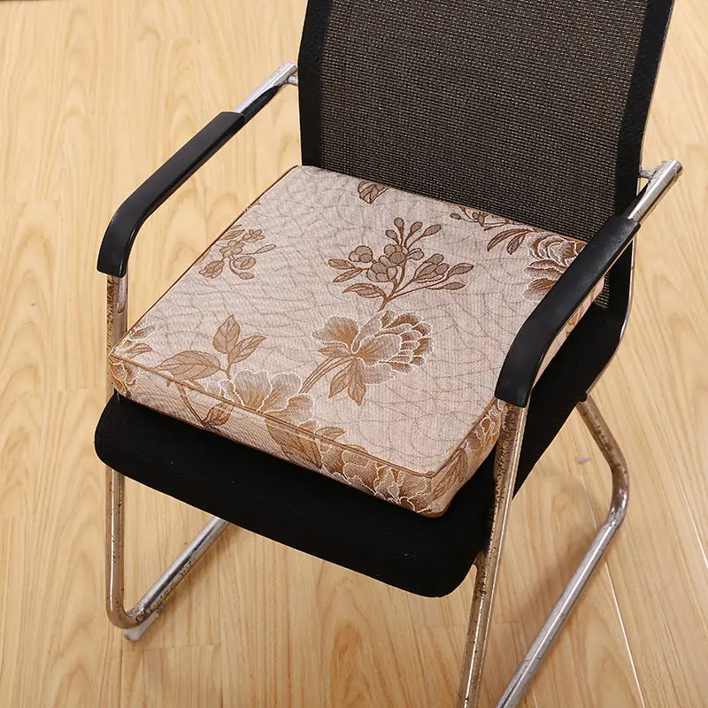 Подушка 40х40/45x45/50 х 50/55x55 см мягкий офисный стул, софа сиденье Подушка Татами украшение квадратной формы подушки для сидения на стул коврик для сиденья - Цвет: ZDDSJ-bin si