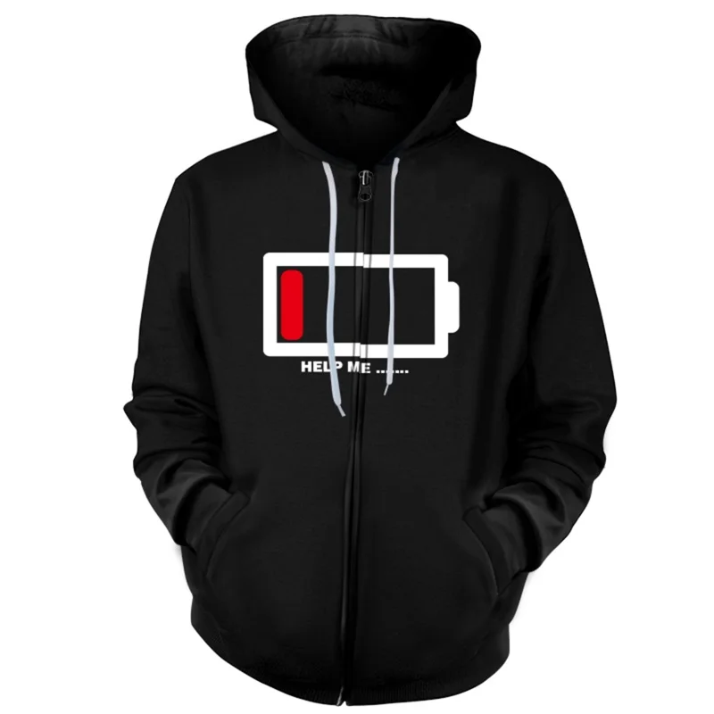 As Shown Стильная обмотка для изготовления аккумуляторных батарей для мужчин, модные мужские куртки с 3D принтом, пальто с карманом, верхняя одежда на осень, хип-хоп толстовки на молнии - Цвет: As Shown