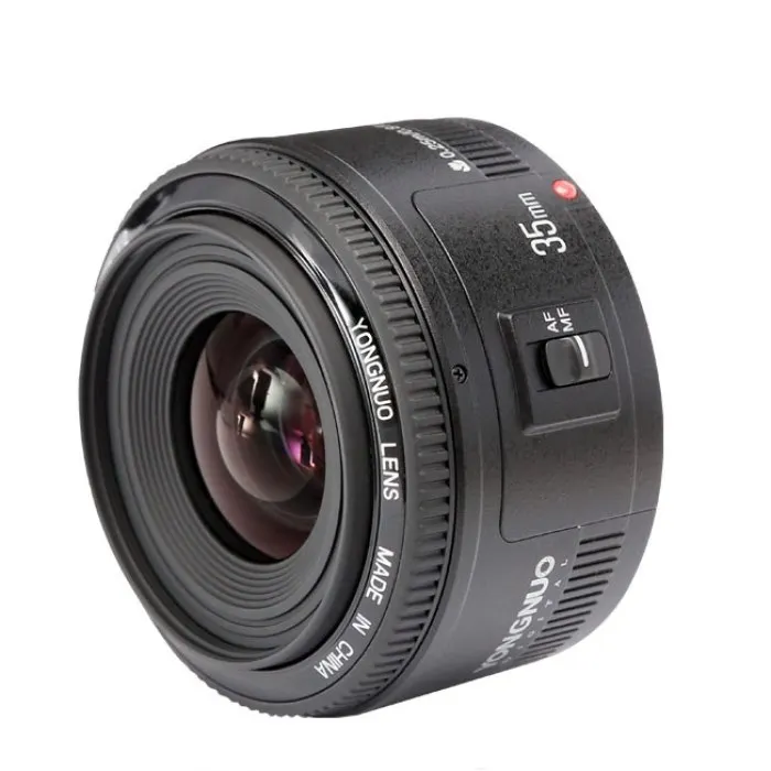 Объектив Yongnuo 35 мм YN35mm F2.0 широкоугольный объектив с фиксированным/основным