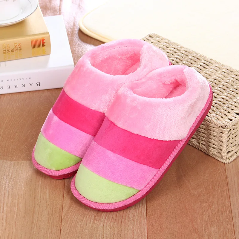 

Autumn And Winter New Style Bag with Warm Cotton Slippers Women's Men's Couples Thick Home Family Property Anti-slip Shoes Hot S