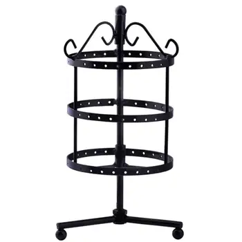 

Rotating Earring Holder 72 Holes Three-layer Rotating Earring Holder/Rotating Earring Display/Rotating Earring Rack/Earring Orga