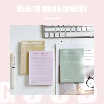 

50 Sheet Function Notepad Memo Daily Plan Portable Notes Post-it Note To Do List Book 89x124mm Easy to Tear