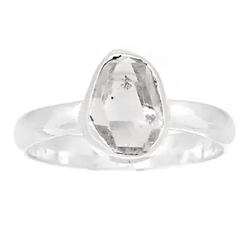 

Genuine HERKIMER DIAMOND Ring 925 Sterling Silver, USA Size : 8, AR4251