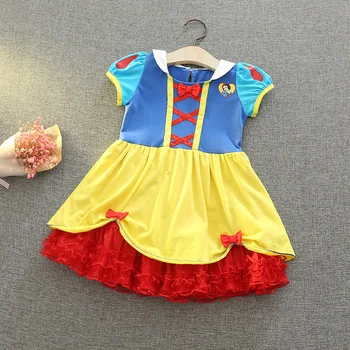 

2018 Hot Girl Clothes Children Party Dress Snow White Princess Sofia Alice Halloween Carnival Costume Baby Girl Clothes
