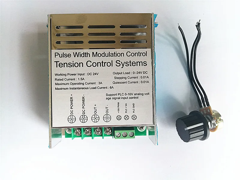 DC24V регулятор двигателя пост. Тока поддержка одночипового микрокомпьютера Аналоговый с ПЛК сигнала 0-10 В Скорость управления ШИМ