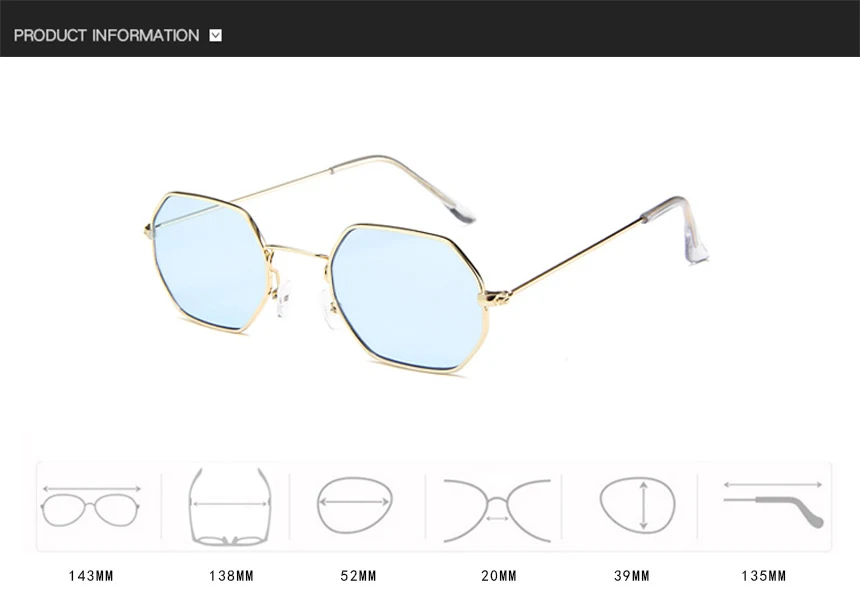 Круглые Солнцезащитные очки, модные шестигранные Квадратные прозрачные солнцезащитные очки для женщин, фирменный дизайн, мужские винтажные зеркальные Оптические солнцезащитные очки в металлической оправе