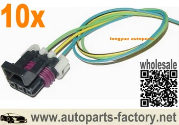 

longyue 10pcs Crankshaft Sensor Pigtail for EFI 24x Sensor