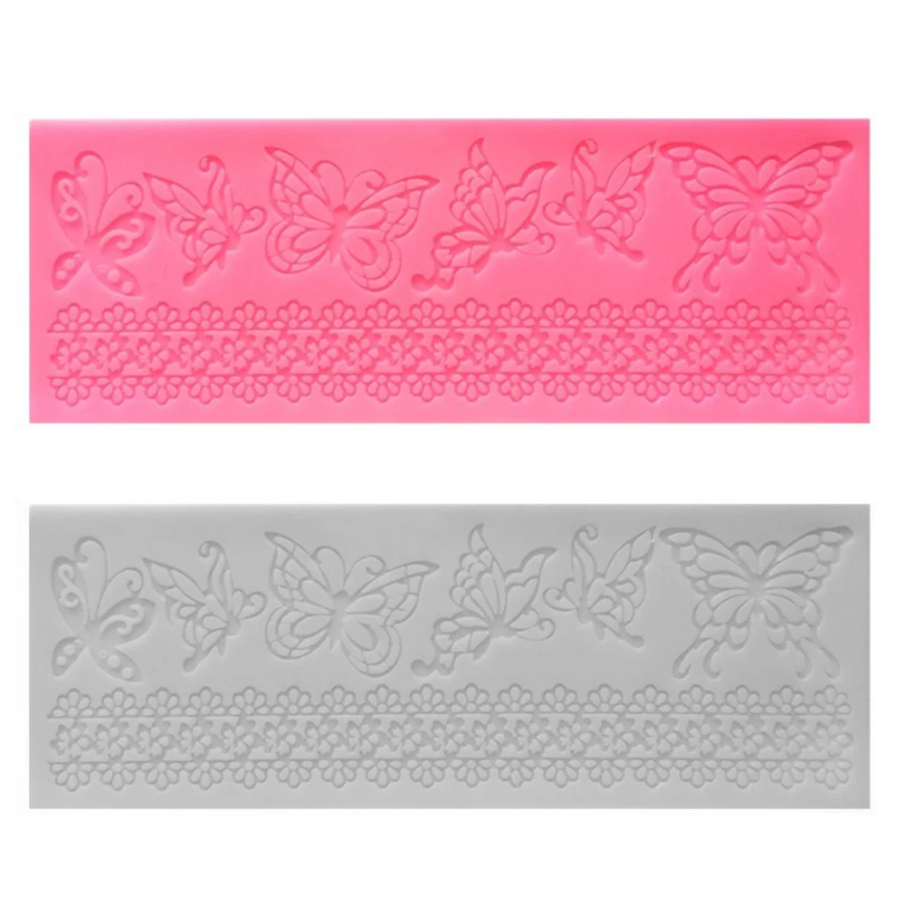 

Wedding Cake Silicone Beautiful Flower Lace Fudge Mold Mousse Sugar Craft Icing Pad Cushion Pastry Cake Decoration Tool