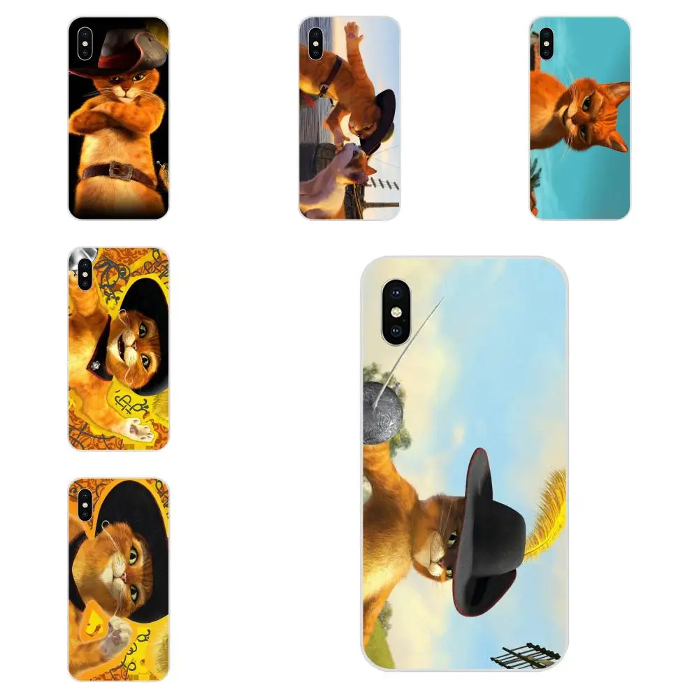 Shrek Puss в сапогах для huawei Honor mate 7 7A 8 9 10 20 V8 V9 V10 G Lite Play Mini Pro P Smart Soft TPU Phone | Мобильные