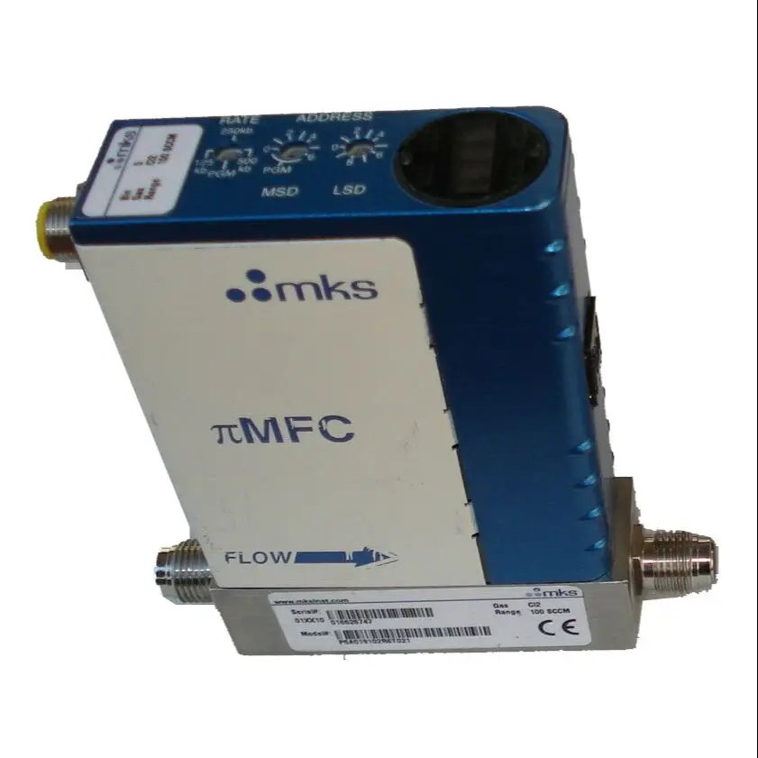 MKS DUAL-ZONE Pressure Controller DPCA12T12C613 Gas He Range 100 SCCM 