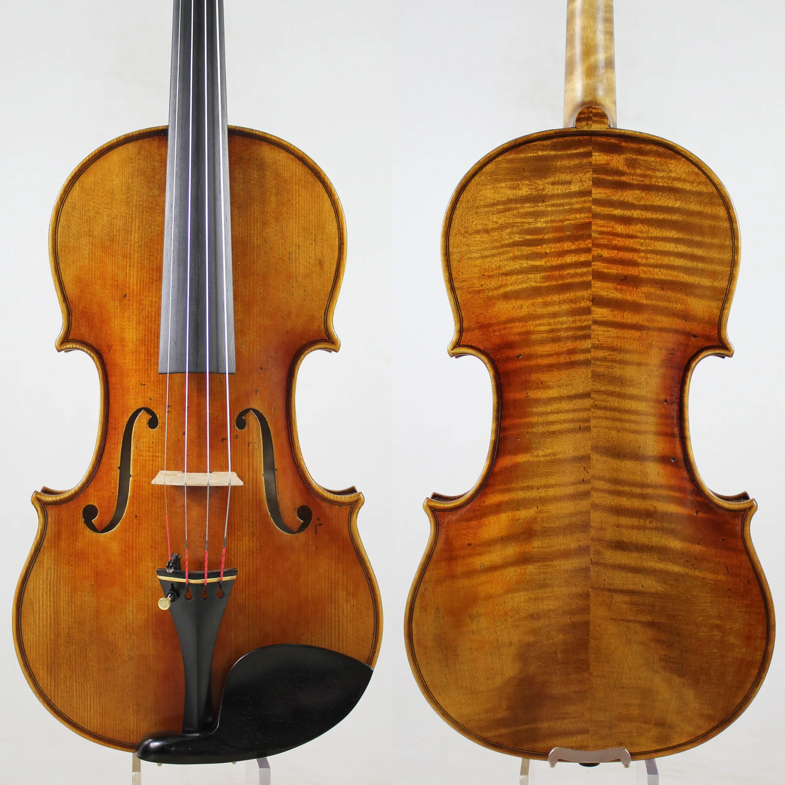 Violín Stradivarius Kruse 1721 para zurdos, madera europea, el mejor tono