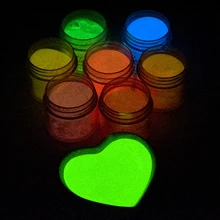 LaMaxPa glow in dark luminous dip powder 20g quickly dry nail pigment fluorescence effect ultranfine powder nail art