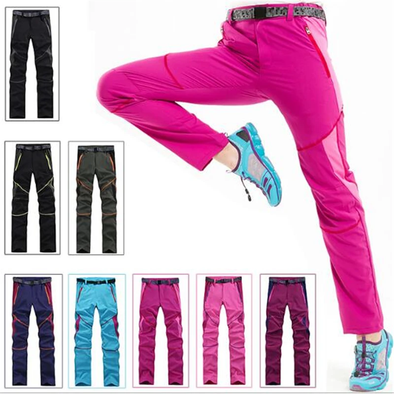 

Spring Autumn Quick Dry Stretch Casual Pants Women Slim Breathable Ultra-Thin Trousers Female Tactical Pantalon Waterproof Pants