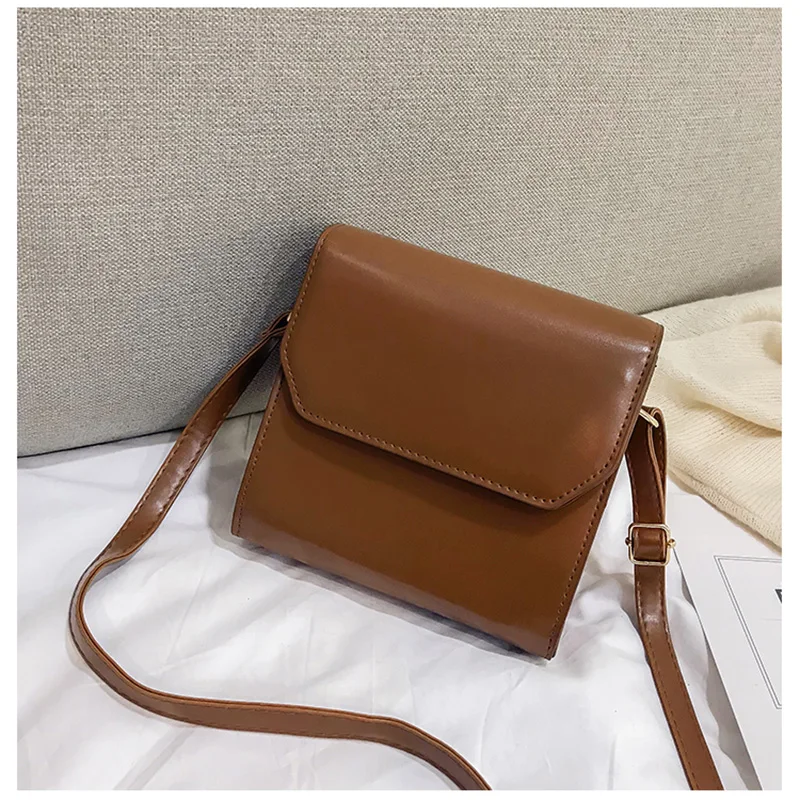 Beste Retro Tassen Vrouwen Tas Schoudertas Telefoon Coin Messenger Bag Kleine Vierkante Tas voor Meisjes Casual Studenten Zak vrouwelijke PU Zak