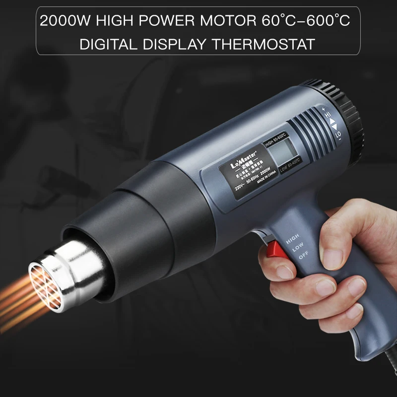 Heat Gun With Dual Temperature Settings