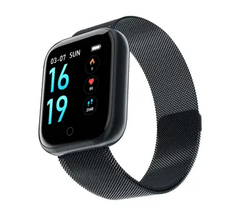 

T80 SmartWatch IP67 waterproof watchs Dynamic heart rate blood pressure monitor band for ios Android Sport Health watch