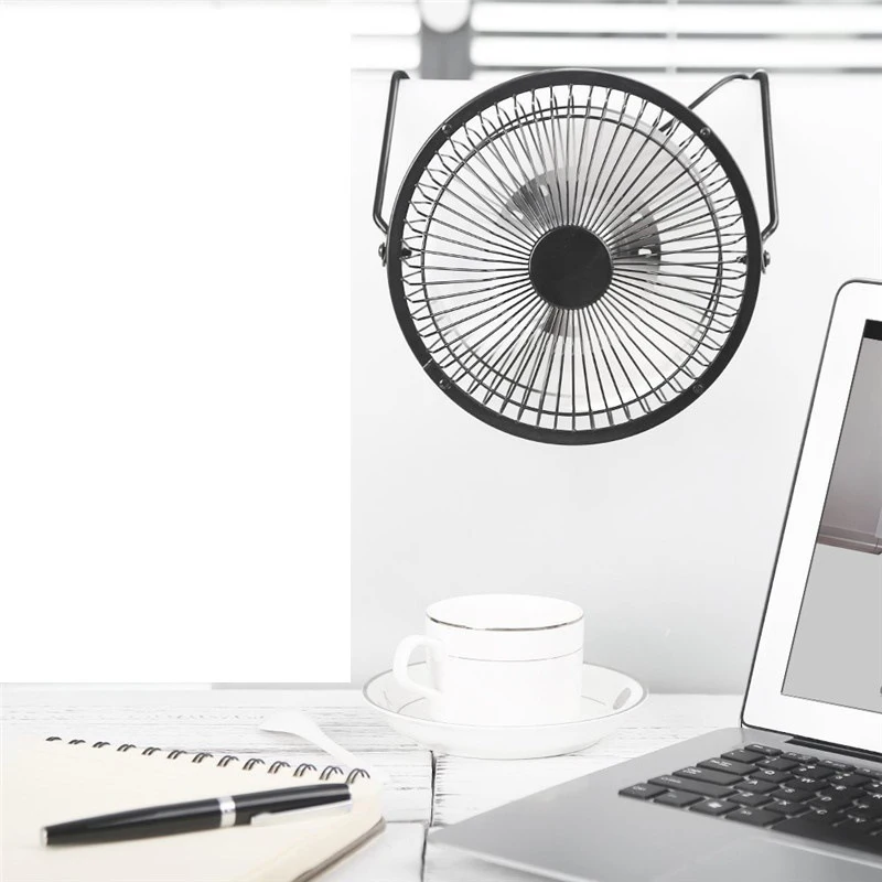 Top Portable Solar Pane With Fan Player Solar Charger Pane Fast Charger USB Fan 6 Inches Fan